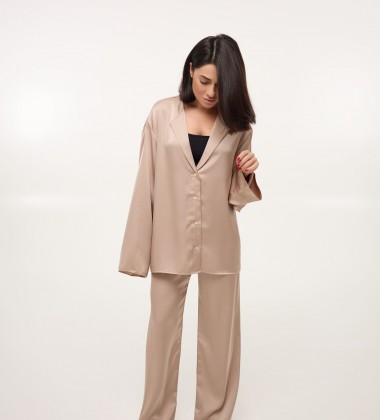 Костюм Silk Touch Капучіно | Showroom By Nona