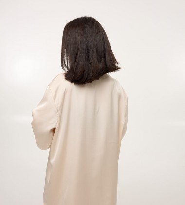 Костюм Silk Touch Молочний | Showroom By Nona — зображення 5