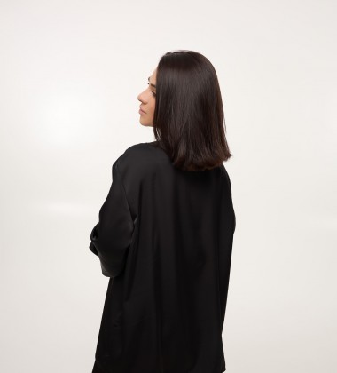 Костюм Silk Touch Чорний | Showroom By Nona — зображення 3