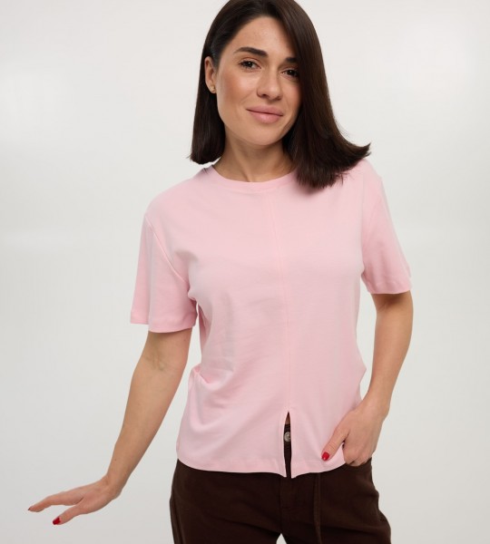 Футболка Classic Center Seam Рожева