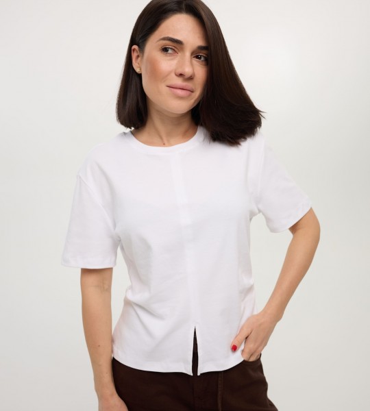 Футболка Classic Center Seam Біла