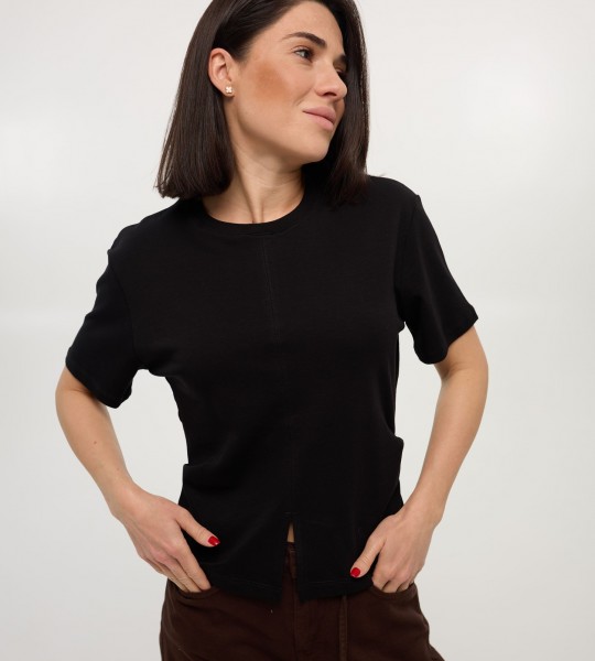 Футболка Classic Center Seam Чорна