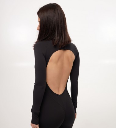 Комбінезон Open Back Sleek Чорний | Showroom By Nona — зображення 5