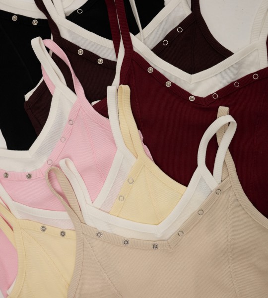 Топ Double Strap Жовтий | Showroom By Nona — зображення 2