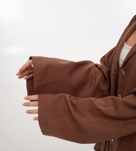 Костюм Comfort Linen Шоколад | Showroom By Nona — зображення 6 Костюм Comfort Linen Шоколад | Showroom By Nona — зображення 6