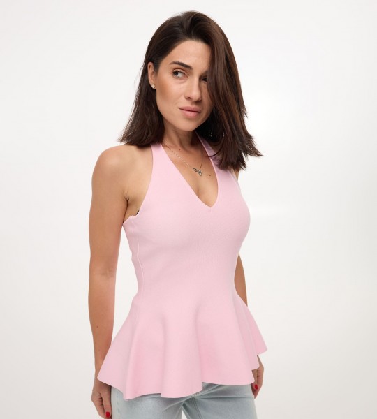 Топ Peplum Grace Рожевий