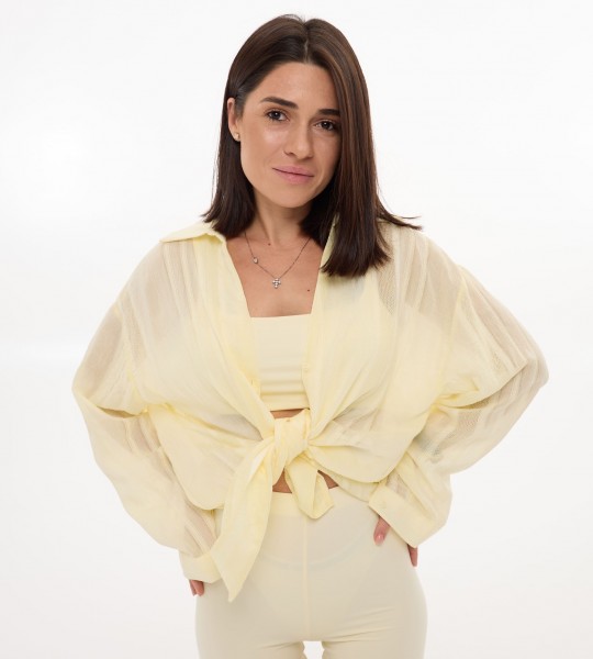 Сорочка Luxe Drape Жовта