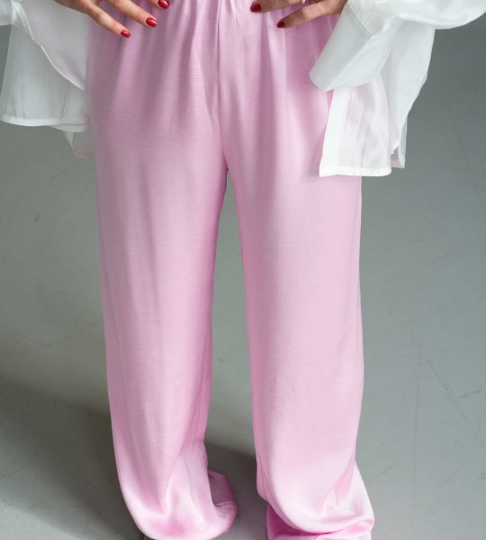 Штани Satin Glow Рожеві