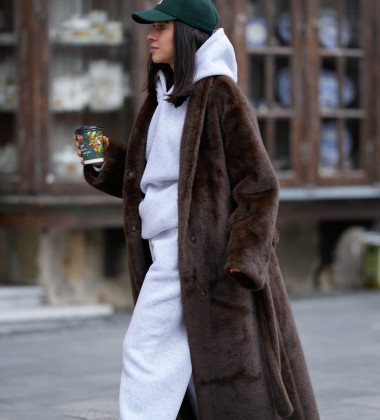 Шуба Fur Noir Prestige Chocolate | Showroom By Nona — зображення 6 Шуба Fur Noir Prestige Chocolate | Showroom By Nona — зображення 6