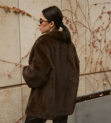 Шуба Fur Luxe Mocha | Showroom By Nona — зображення 8 Шуба Fur Luxe Mocha | Showroom By Nona — зображення 8