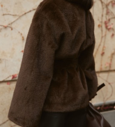 Шуба Fur Luxe Mocha | Showroom By Nona — зображення 2 Шуба Fur Luxe Mocha | Showroom By Nona — зображення 2