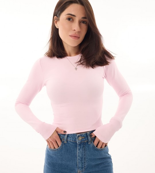 Лонгслів Smooth Touch Powder Pink