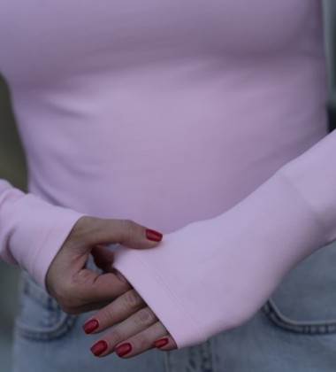 Лонгслів Smooth Touch Powder Pink | Showroom By Nona — зображення 2