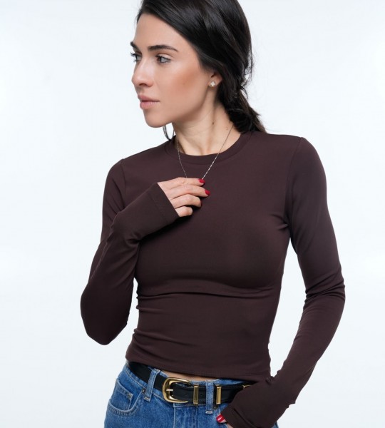 Лонгслів Smooth Touch Chocolate