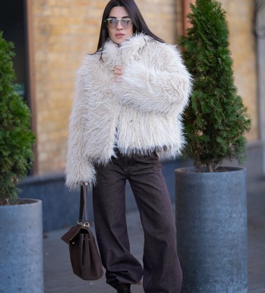 Шуба Cloud Ivory | Showroom By Nona — зображення 2