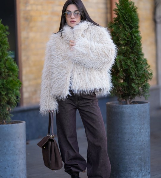 Шуба Cloud Ivory | Showroom By Nona — зображення 2