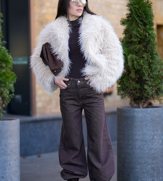 Шуба Cloud Ivory | Showroom By Nona — зображення 4