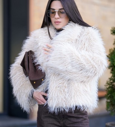 Шуба Cloud Ivory | Showroom By Nona — зображення 5