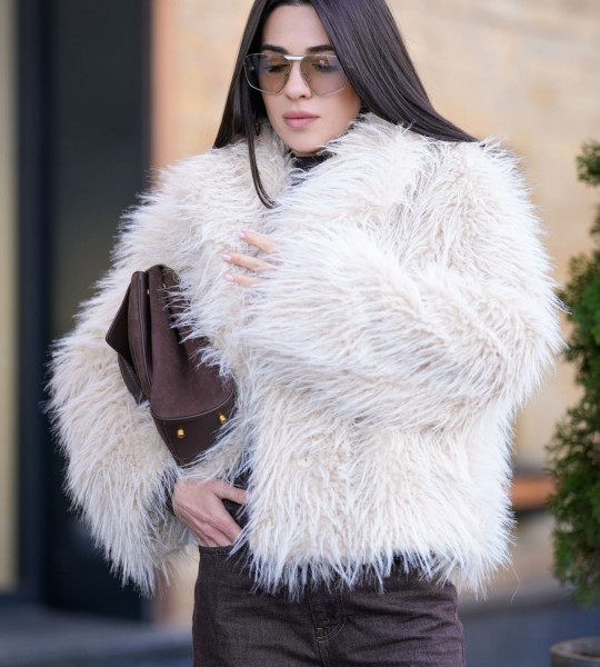 Шуба Cloud Ivory | Showroom By Nona — зображення 5