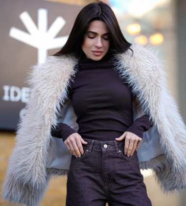 Шуба Cloud Ivory | Showroom By Nona — зображення 7