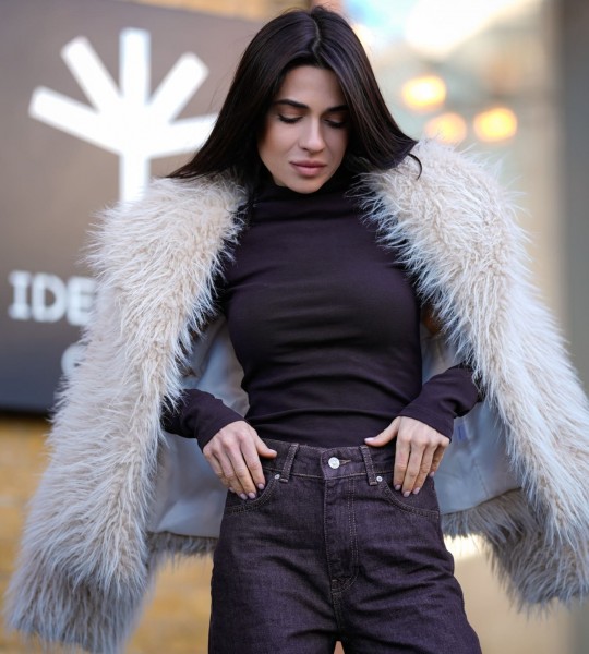 Шуба Cloud Ivory | Showroom By Nona — зображення 7