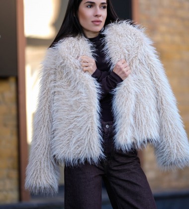 Шуба Cloud Ivory | Showroom By Nona — зображення 8