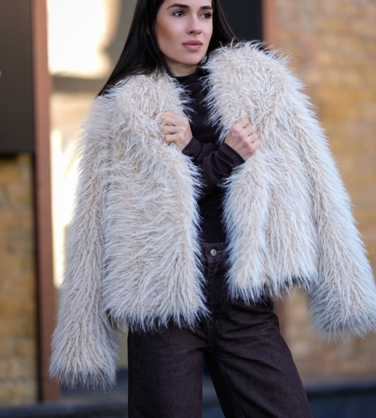 Шуба Cloud Ivory | Showroom By Nona — зображення 8