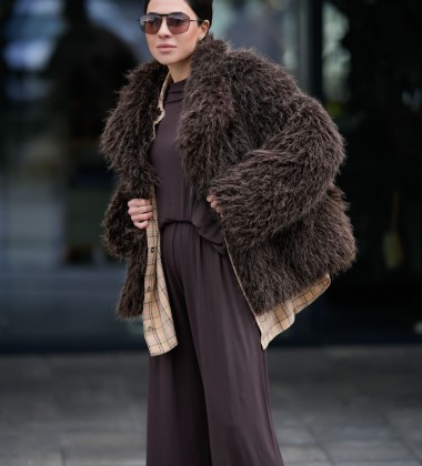 Шуба Cloud Chocolate | Showroom By Nona — зображення 3 Шуба Cloud Chocolate | Showroom By Nona — зображення 3
