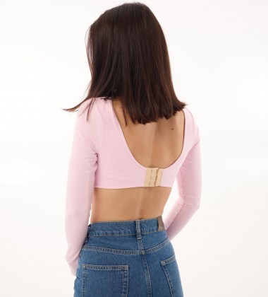 Топ Open Back Hook Рожевий | Showroom By Nona — зображення 3