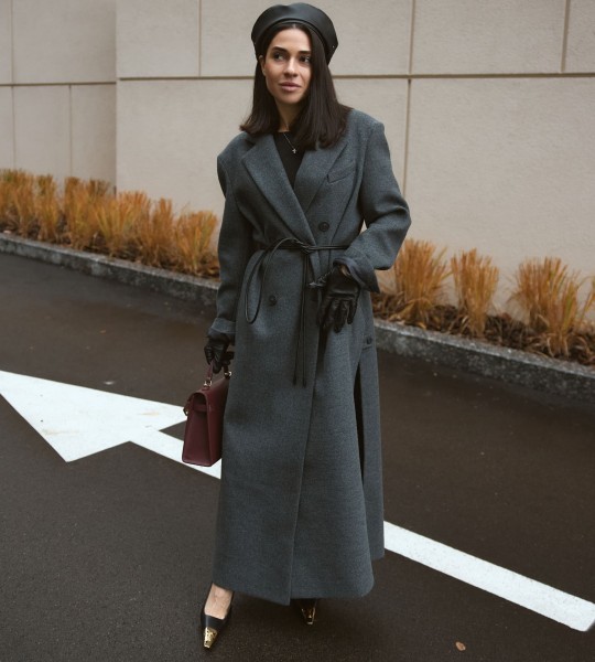 Пальто Couture Line Graphite