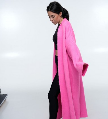 Кардиган Long Warm Knit Barbie | Showroom By Nona — зображення 6