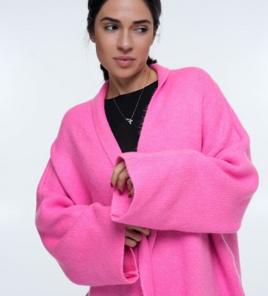 Кардиган Long Warm Knit Barbie | Showroom By Nona — зображення 4