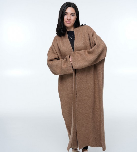Кардиган Long Warm Knit Кемел