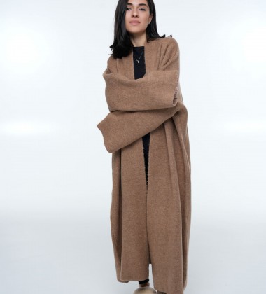 Кардиган Long Warm Knit Кемел | Showroom By Nona — зображення 5 Кардиган Long Warm Knit Кемел | Showroom By Nona — зображення 5