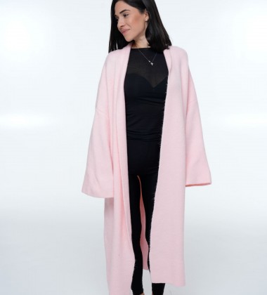 Кардиган Long Warm Knit Персик | Showroom By Nona — зображення 6 Кардиган Long Warm Knit Персик | Showroom By Nona — зображення 6