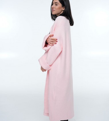 Кардиган Long Warm Knit Персик | Showroom By Nona — зображення 2 Кардиган Long Warm Knit Персик | Showroom By Nona — зображення 2