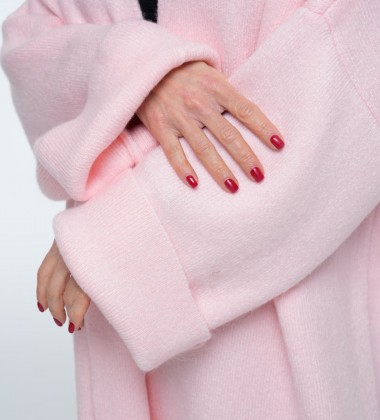 Кардиган Long Warm Knit Персик | Showroom By Nona — зображення 4 Кардиган Long Warm Knit Персик | Showroom By Nona — зображення 4