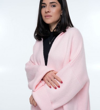 Кардиган Long Warm Knit Персик | Showroom By Nona — зображення 5 Кардиган Long Warm Knit Персик | Showroom By Nona — зображення 5