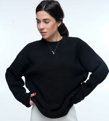 Светр Cozy Aura Чорний | Showroom By Nona — зображення 4