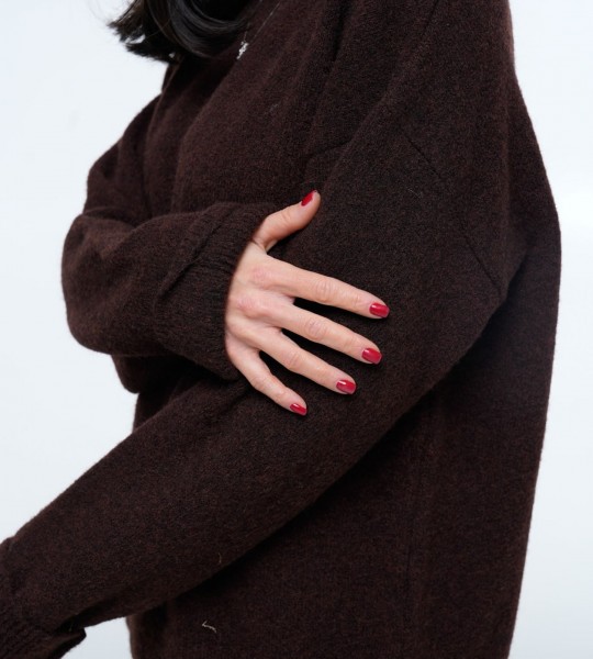 Светр Cozy Aura Chocolate | Showroom By Nona — зображення 5