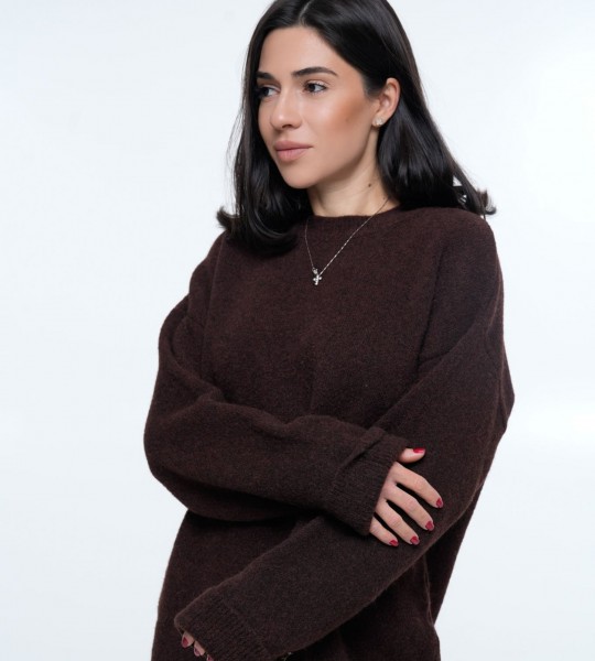 Светр Cozy Aura Chocolate | Showroom By Nona — зображення 2