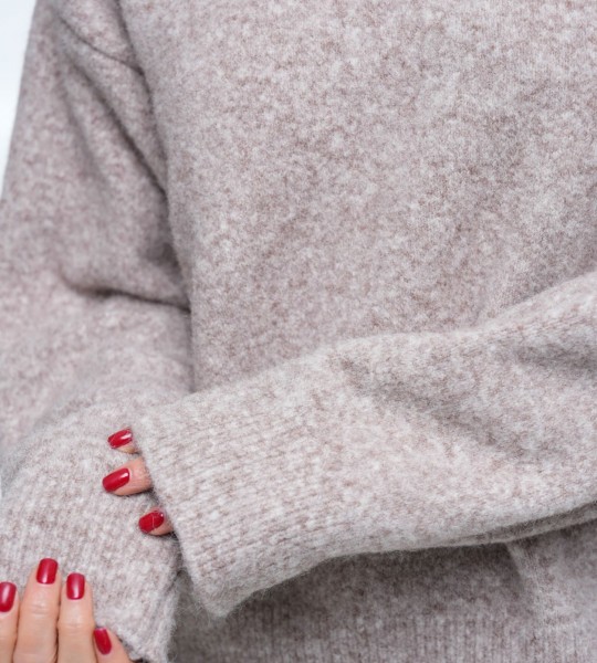 Светр Cozy Aura Sand Melange | Showroom By Nona — зображення 6