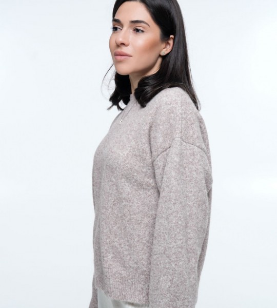 Светр Cozy Aura Sand Melange | Showroom By Nona — зображення 4