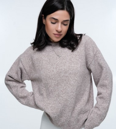Светр Cozy Aura Sand Melange | Showroom By Nona — зображення 2