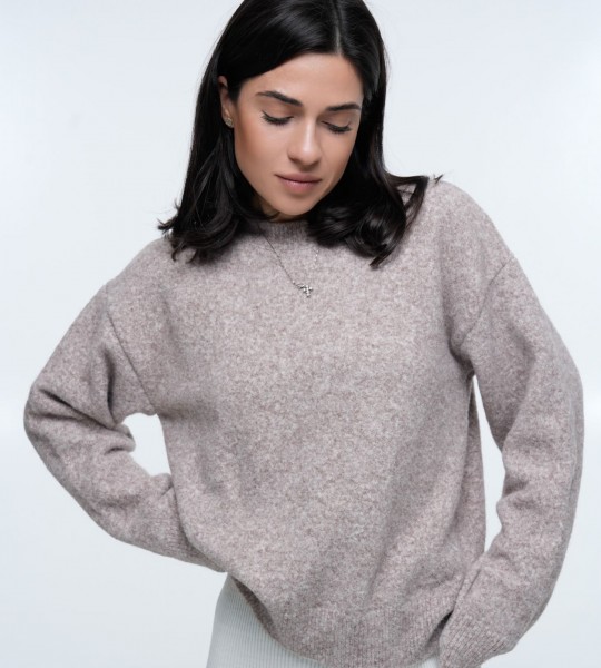 Светр Cozy Aura Sand Melange | Showroom By Nona — зображення 2