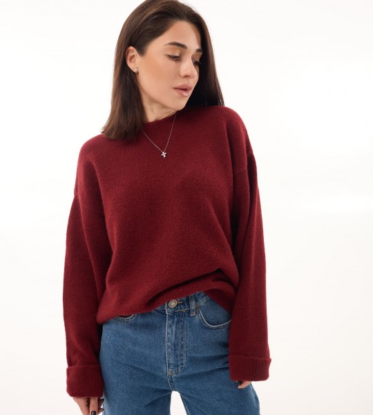 Светр Cozy Aura Бордо