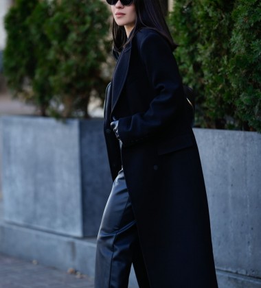 Пальто Elegant Line Black | Showroom By Nona — зображення 4