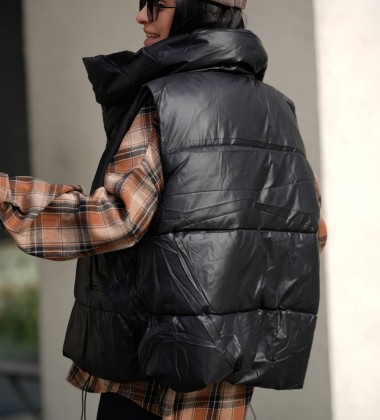 Жилетка Glow Black | Showroom By Nona — зображення 3