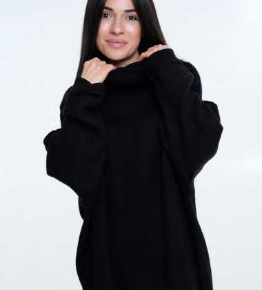 Светр Oversize Warm Hug Чорний | Showroom By Nona