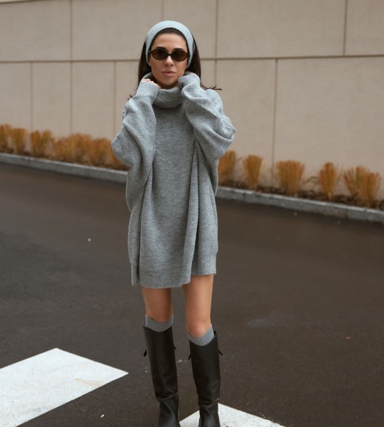 Светр Oversize Warm Hug Сірий